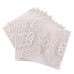 Wholesale White Laser Holder Rose Pattern Invitation Card